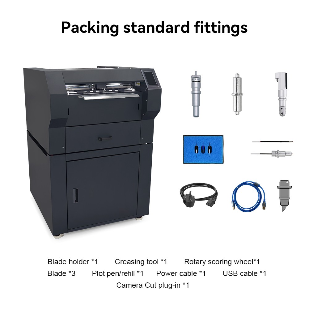 Automatic sheet-fed digital label cutter with dual cutting heads and HD camera positioning system2 Automatic sheet-fed digital label cutter with dual cutting heads and HD camera positioning system2